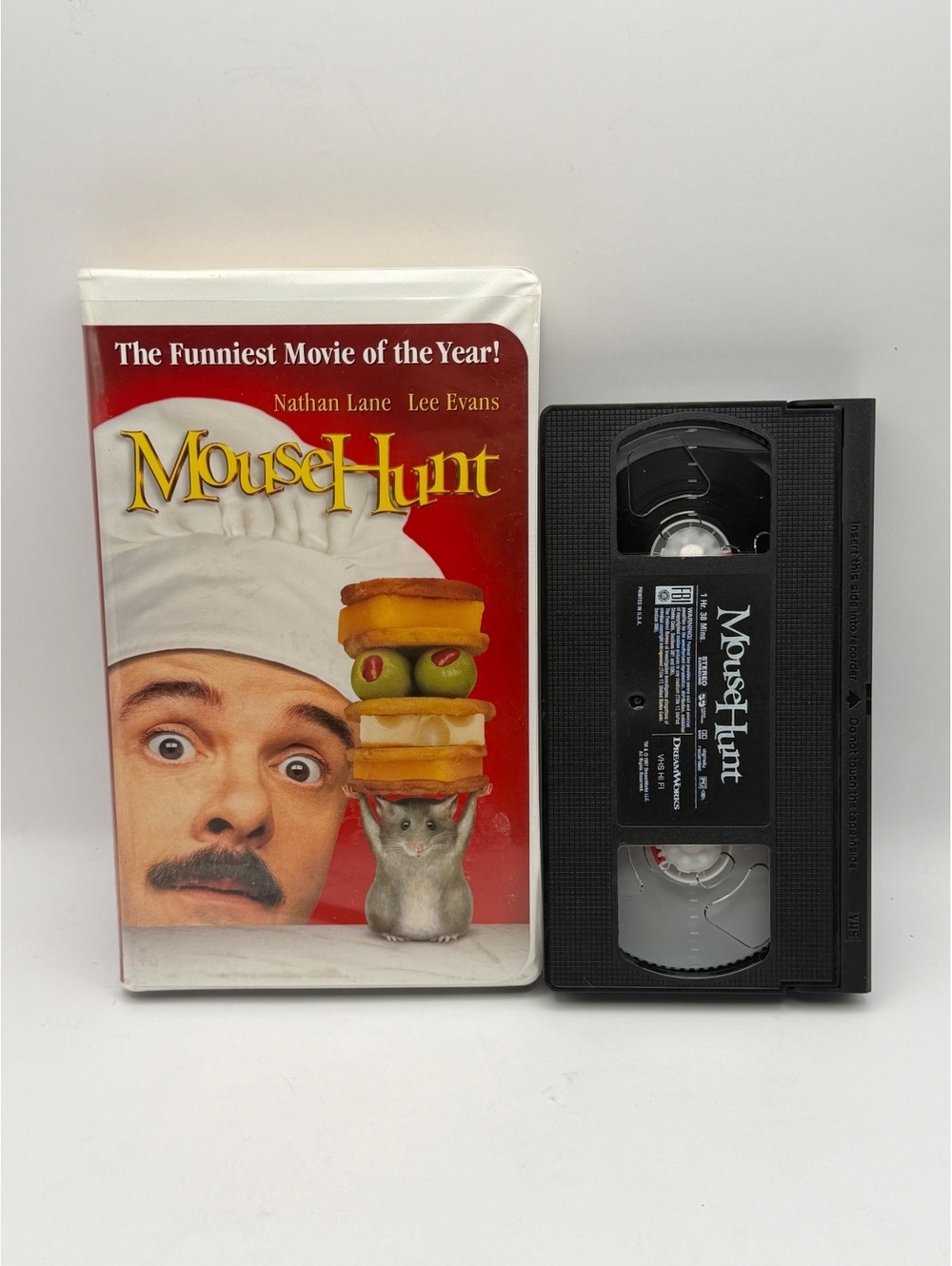 MouseHunt VHS Tape Movie Nathan Lane Lee Evans Comedy Classic